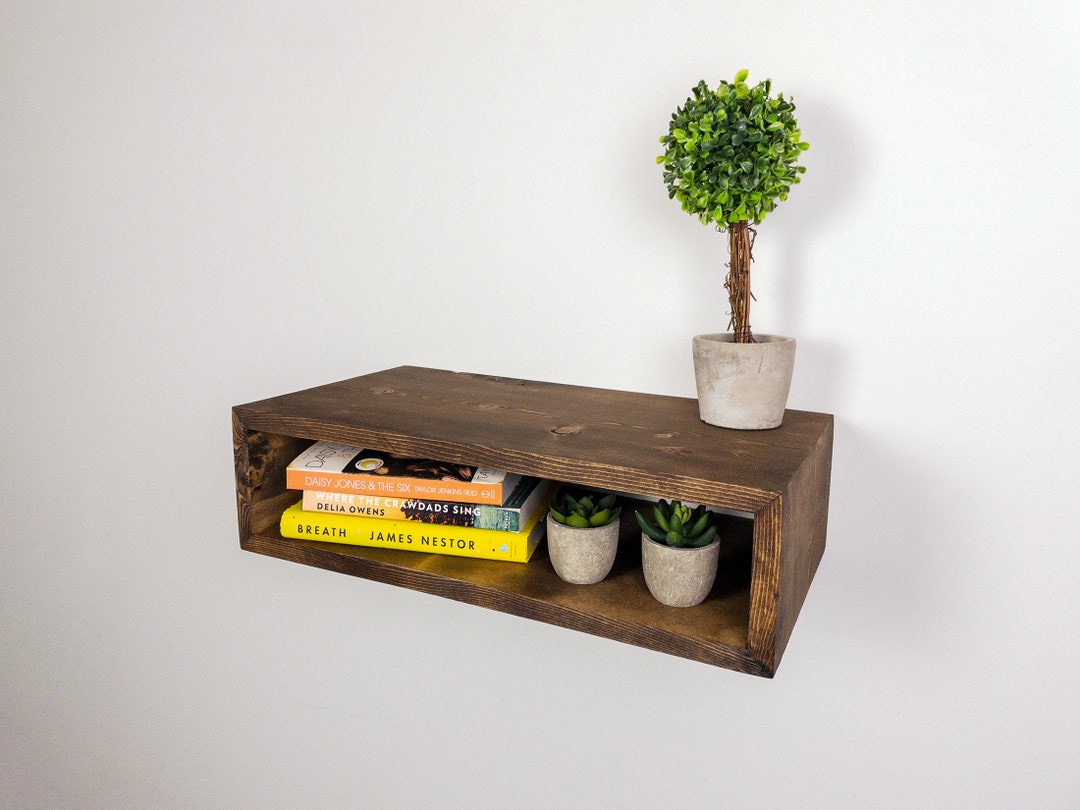 Floating Night Stand, Floating Side Table, Floating Bedside Table