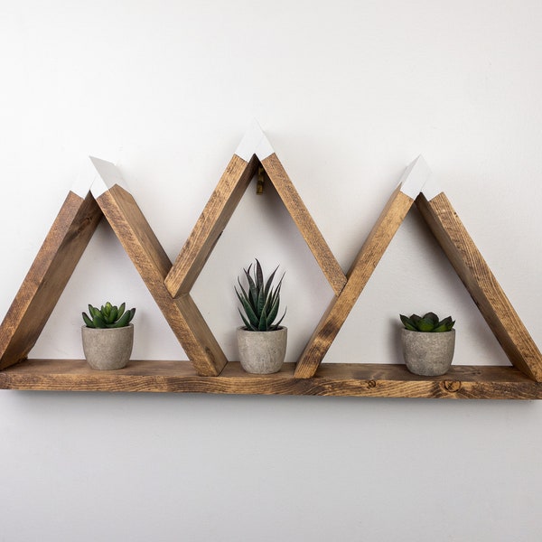 Mountain Wall Shelf Etsy