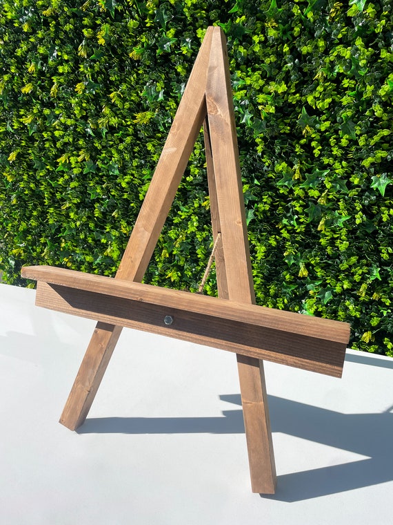Small Barnwood Easel Stand - Display for Small Wood Frames