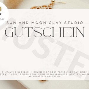 GESCHENKGUTSCHEIN Sun and Moon Clay Studio