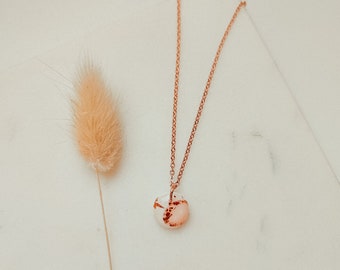 AVANI ROSE GOLD Collier fait main or rose