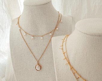 TINY SHINE Necklace 18k Gold Electroplated - Etsy