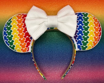 Regenbogen Mickey Formen Ohren | Minnie Maus Ohren | Regenbogen Ohren | Disney Regenbogen Maus Ohren | Disney Ohren