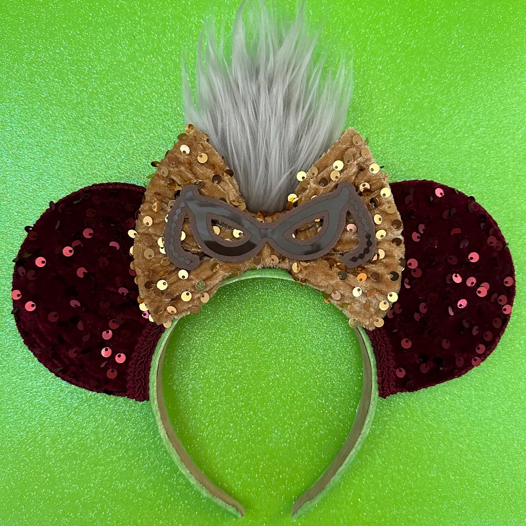 Roz Ears | Monsters Inc Ears | Mouse Ears | Monsters Inc Disney Ears - Etsy