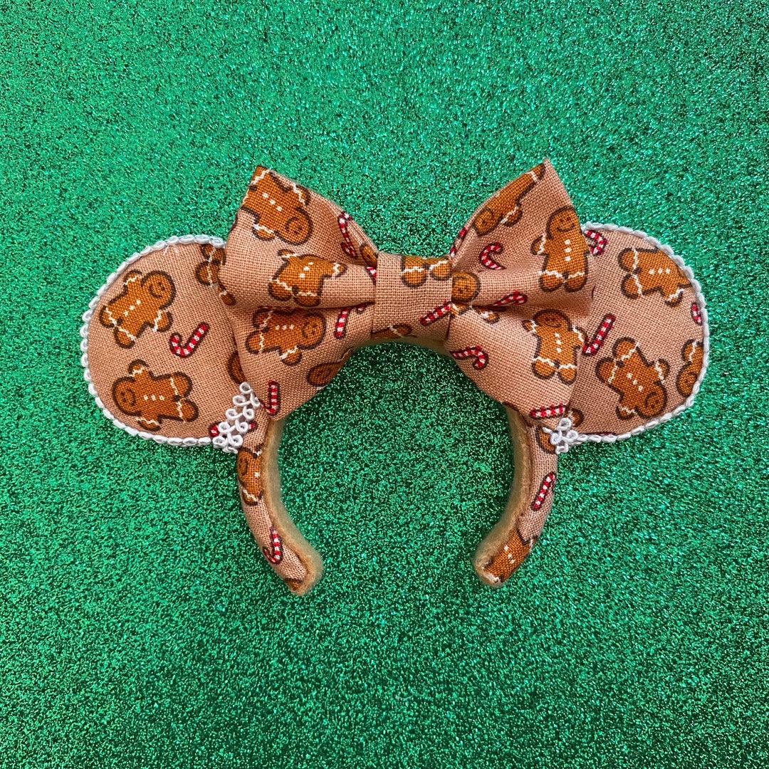 Gingerbread Mini Minnie Ears Christmas Ears Disney Etsy