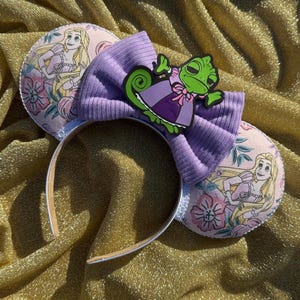 Rapunzel Mouse Ears | Tangled Mouse Ears | Mouse Ears | Rapunzel Disney Ears | Disney Ears | Pascal Mouse Ears