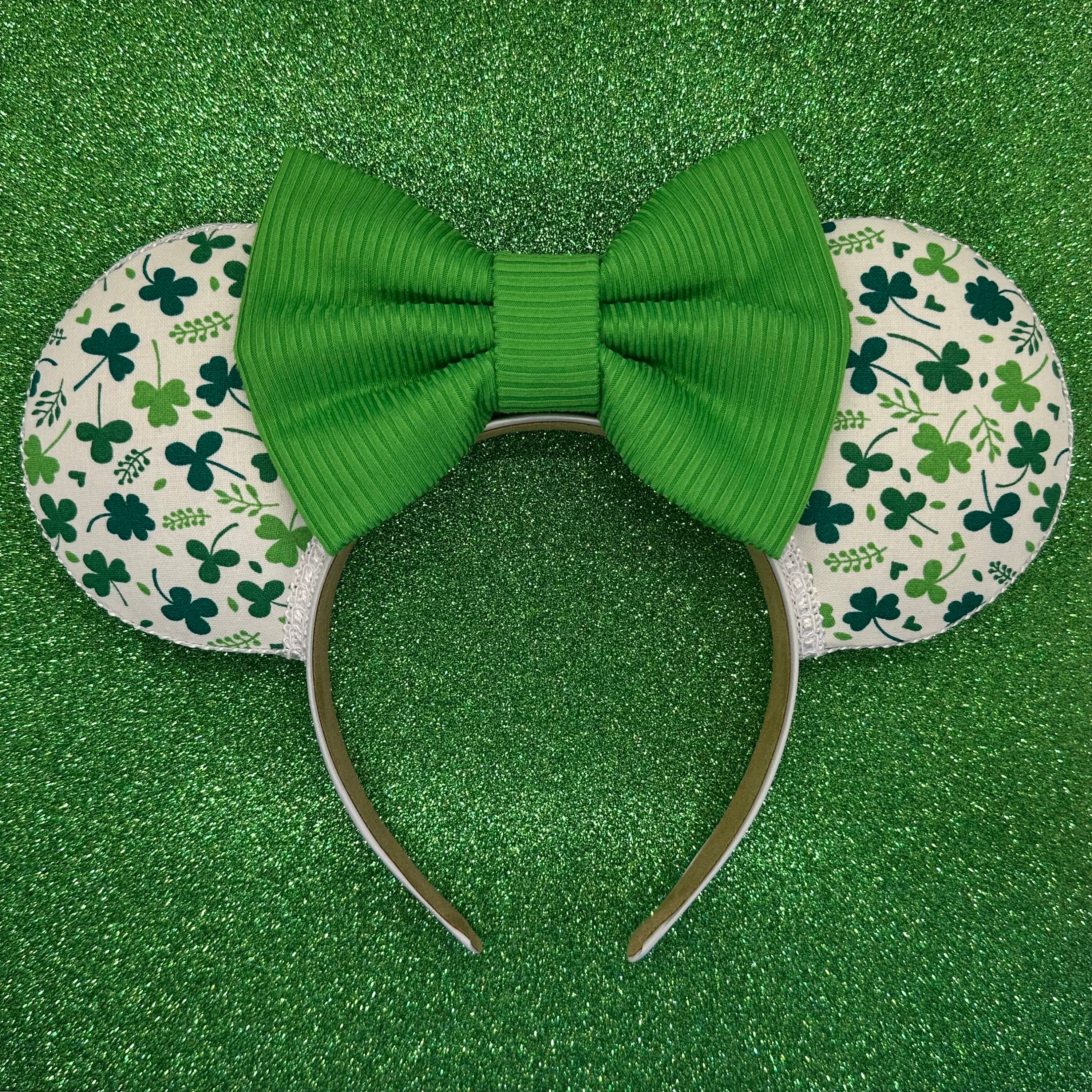 Clover St Patricks Day Ears | Minnie Mouse Ears | St Patricks Day | St Patricks Day Ears | Disney Ears