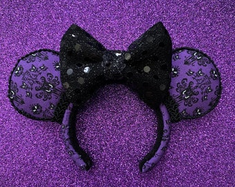 Haunted Mansion Mini Minnie Ears | Disney Ornament | Disney Keychain | Disney Magnet | Nuimo Ears | Disney Ears | Handmade