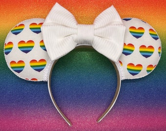 Regenbogen Ohren | Minnie Maus Ohren | Regenbogen Ohren | Disney Regenbogen Maus Ohren | Disney Ohren