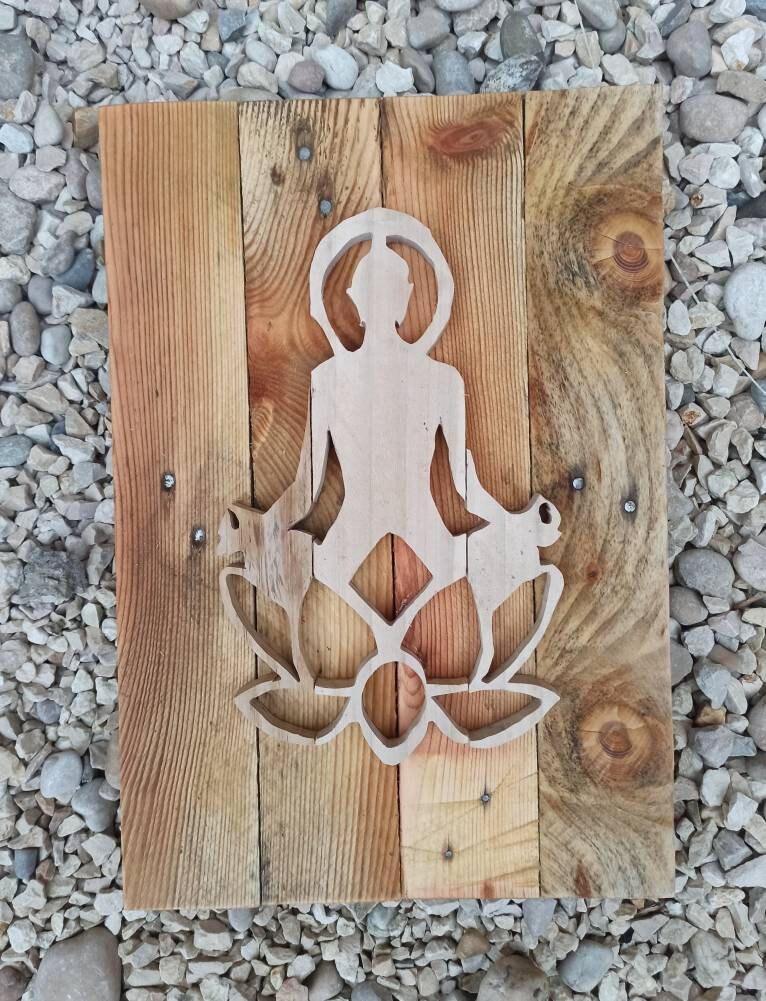 Tableau Zen en Bois de Palettes Recyclé