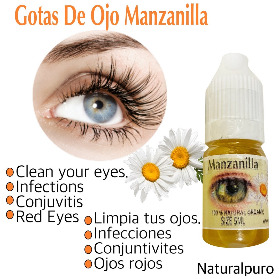Chamomile Eye Drops Gotas Para Los OJOS DE MANZANILLA Casa Etsy