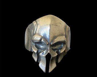 Spartan helmet ring Sterling Silver