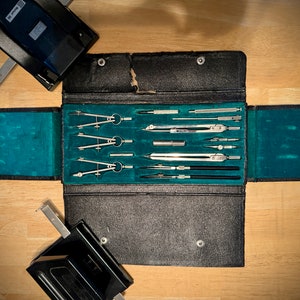 Vintage Compass 1801 Drafting Set