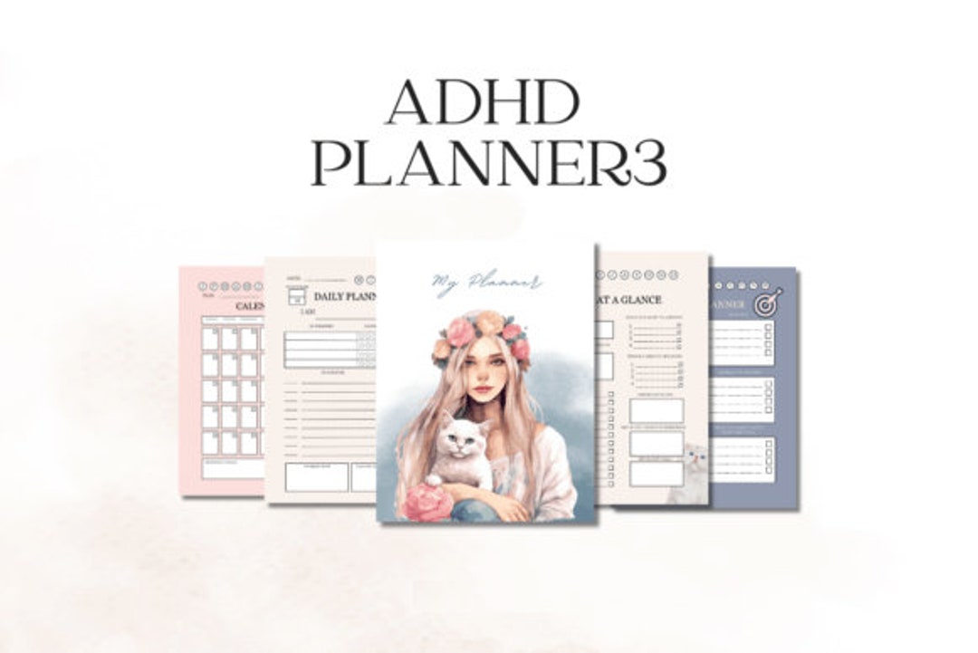 ADHD Adult Planner 3, ADHD Digital Planner, Notability ADHD Planner ...