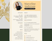 EXECUTIVE RESUME, MARKETING Resume, Digital Marketing Downloadable Marketing Resume Cover Letter, Resume Template Pdf