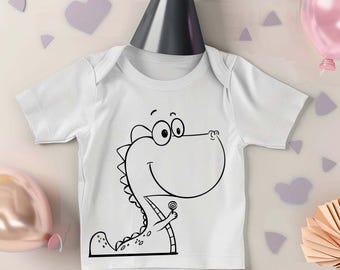 Dino SVG plotterfil | Dinosaurie med klubba SVG | Söt Dino clipart | Cricut Silhouette SVG | Stryk-på Dino överföring