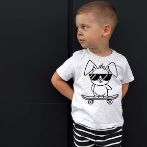 Plotterdatei Mr. Cool Bunny (einfarbig) SVG PNG DXF
