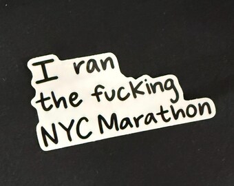 „Marathon“ Aufkleber