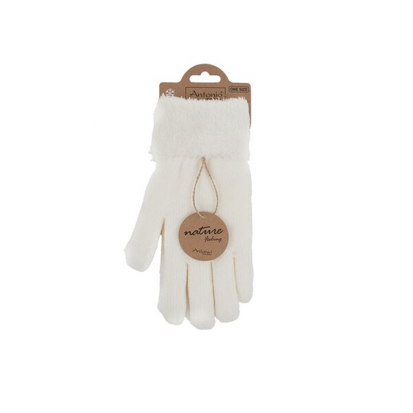 Kuschelig, warm gefütterte Teddy Winterhandschuhe I Winter Damen Fingerhandschuhe mit "Teddy" Füllung, flauschig weiche Handschuhe