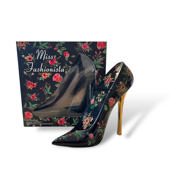 Black high heel perfume sale