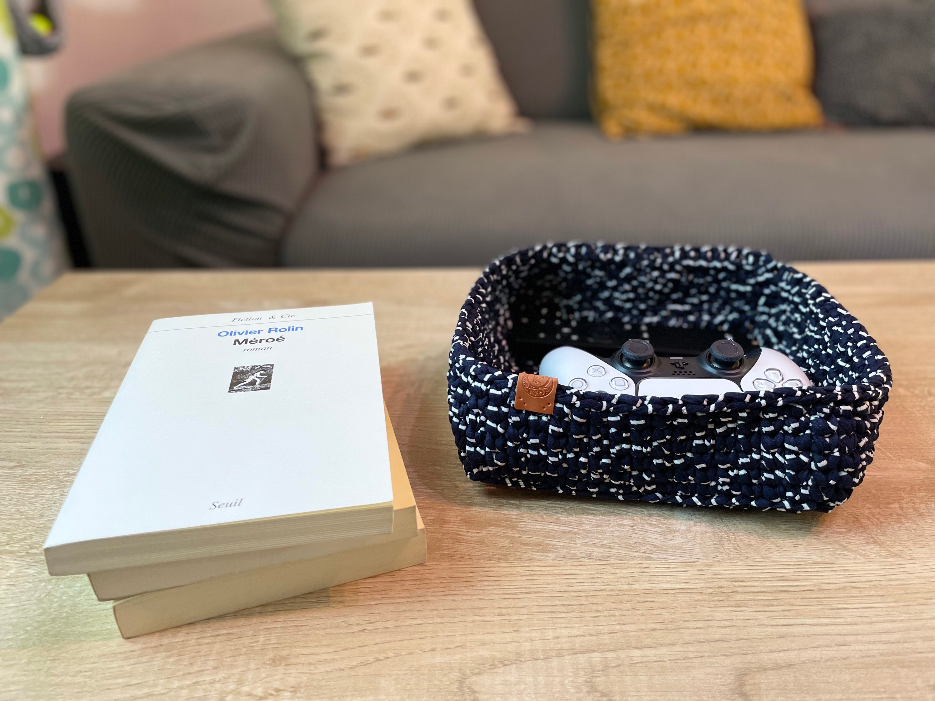 Panier Carré en Crochet