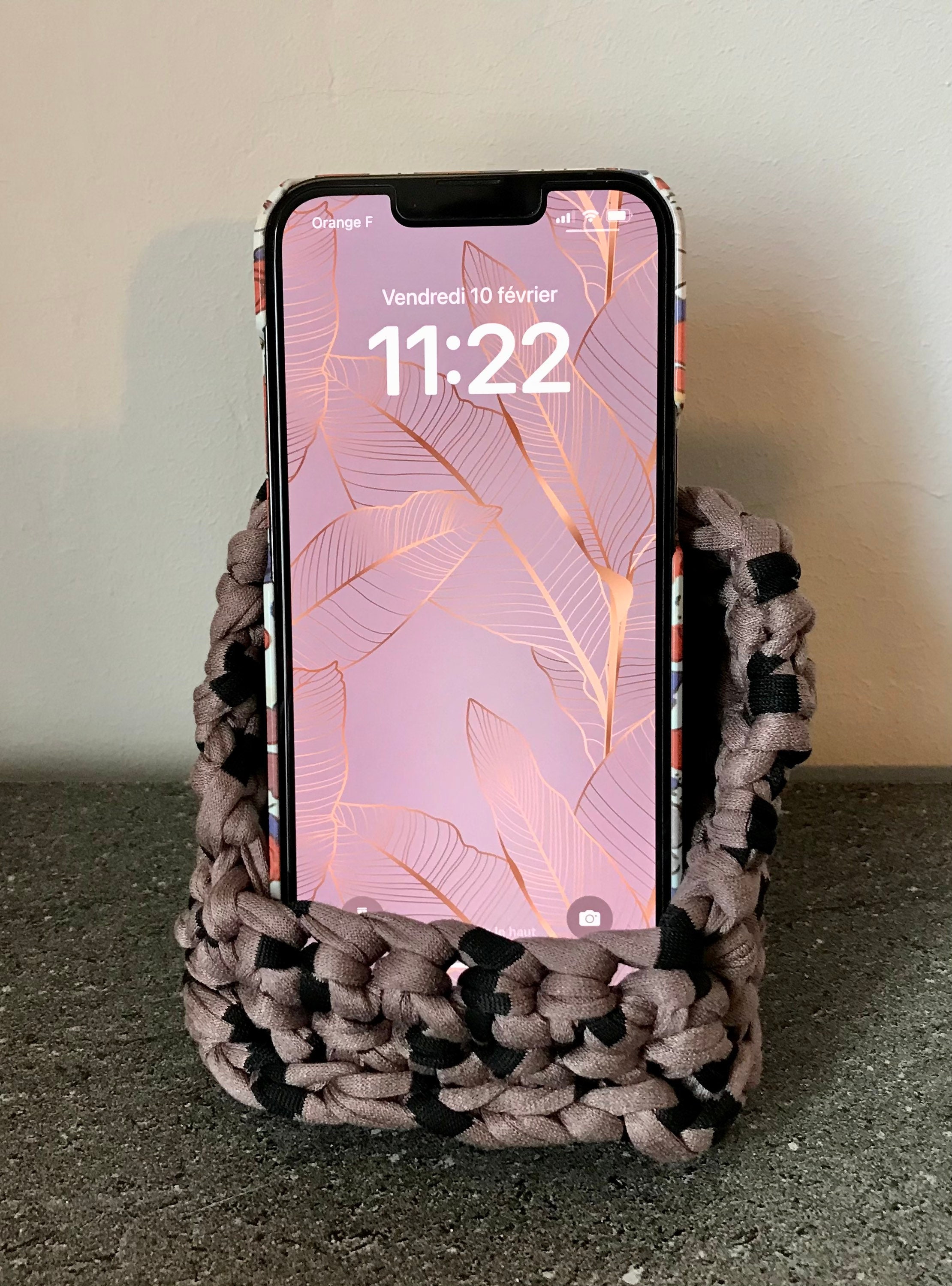 Support telephone portable