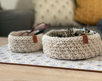 Empty crochet basket, France