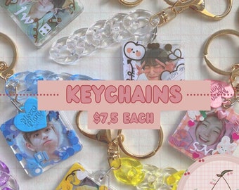 KPOP KEYCHAINS | stray kids | enhypen | txt | blackpink | itzy | kpop merch | deco keychains | cute | kpop stan || cherrytannie
