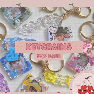 KPOP KEYCHAINS | stray kids | enhypen | txt | blackpink | itzy | kpop merch | deco keychains | cute | kpop stan || cherrytannie