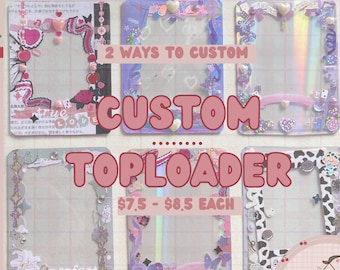 CUSTOM DECO TOPLOADER | kpop deco | kpop merch | deco | custom | toploader | stickers || cherrytannie