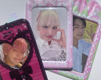 CARD HOLDER| photocard holder | kpop | cute | aesthetic | fluffy | keychain | photocard || cherrytannie