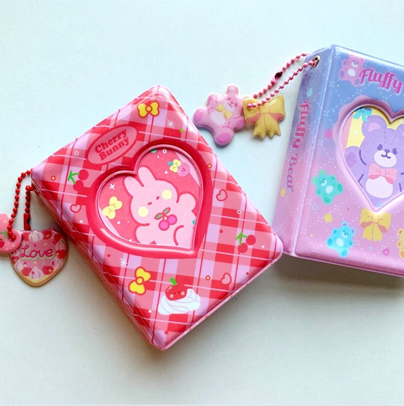 PHOTOCARD BINDER RESTOCKED!! | cute | aesthetic | kpop | photo holder | collect book | mini journal | bear || cherrytannie