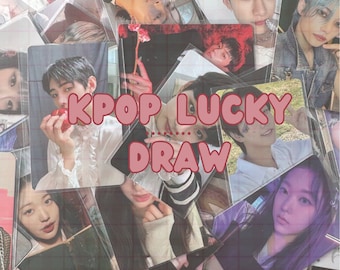 KPOP LUCKY DRAW | official photocard | kpop | random | stray kids | enhypen | ive | newjeans |