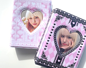 PHOTOCARD BINDER | cute | plaid | pc holder | kpop | photocard | photo collect book | aesthetic || cherrytannie