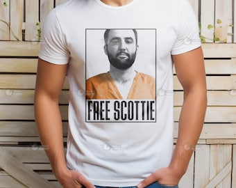 Camisa Scottie Scheffler, camisa Scottie gratis, broma de camisa PGA, camiseta Scottie gratis, camisa de la cárcel de Scottie Scheffler, Scheffler PGA Tour