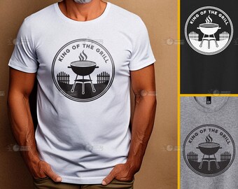 Camisas del Día del Padre, Camisa Grill Master para papá, Papá Grill Master, Camisa divertida del Día del Padre, Camisa King of Grill, Regalo de marido, Camisas de papá
