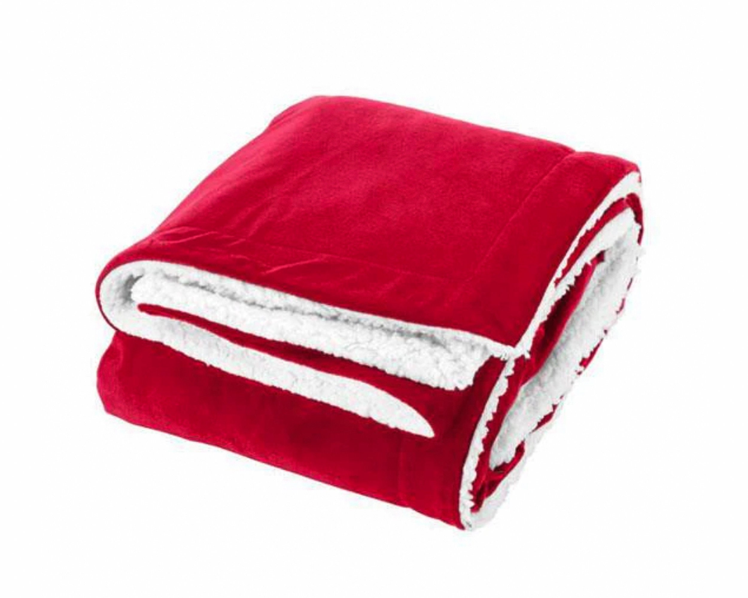 Personalized Sherpa Blanket, Custom Embroidered Throw Blanket, Custom