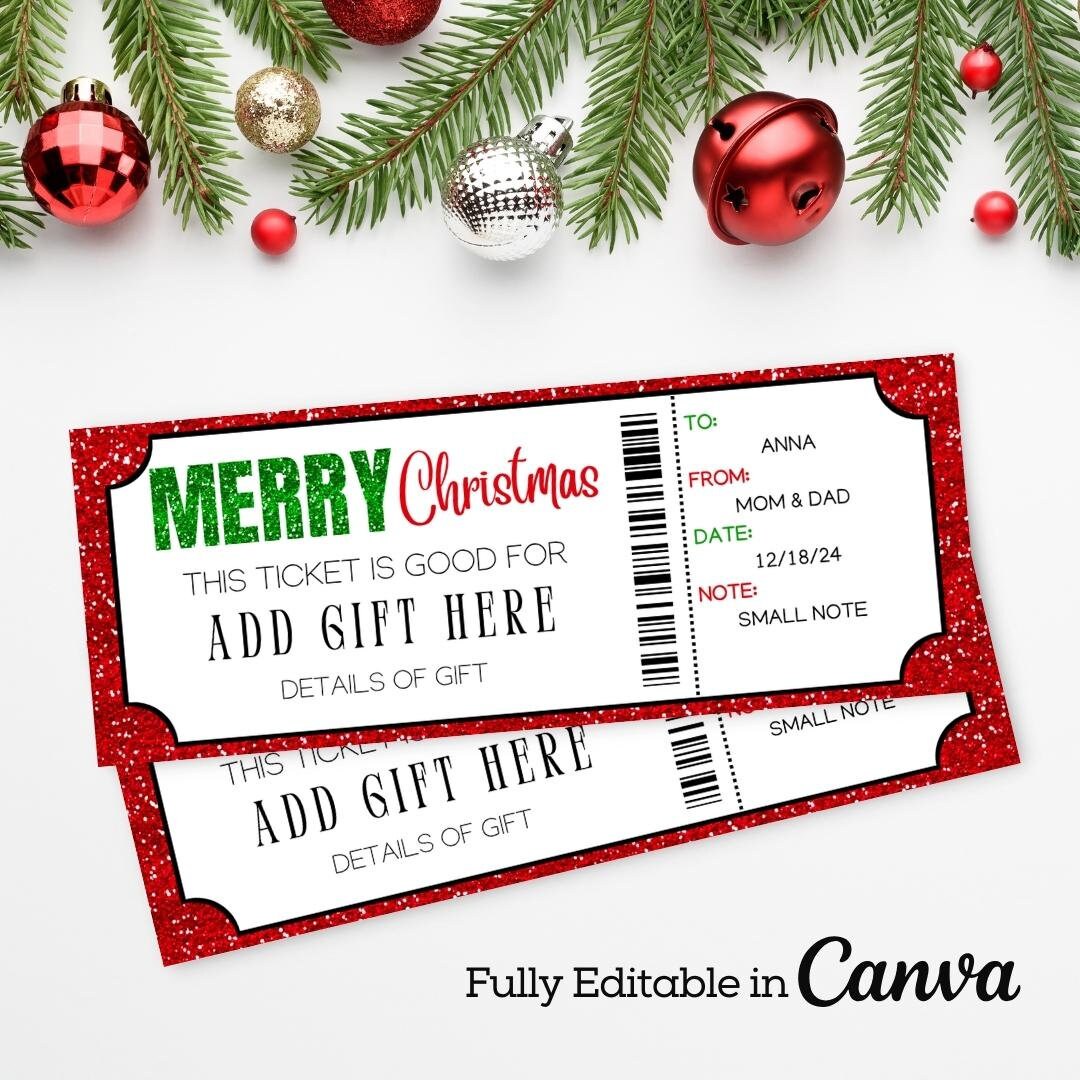 Christmas Certificate Template for Kids | Holiday Gift Voucher ...