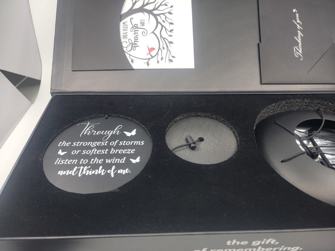 40 Corinthian Memorial Wind Chimes, Sympathy Gifts for Loss of A Loved