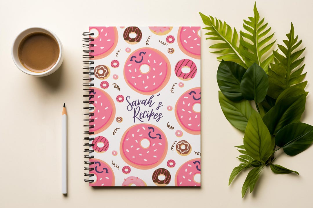 Food Notebook Personalised Recipe Notebook, Food Journal for Cooking & Baking Ideas ...