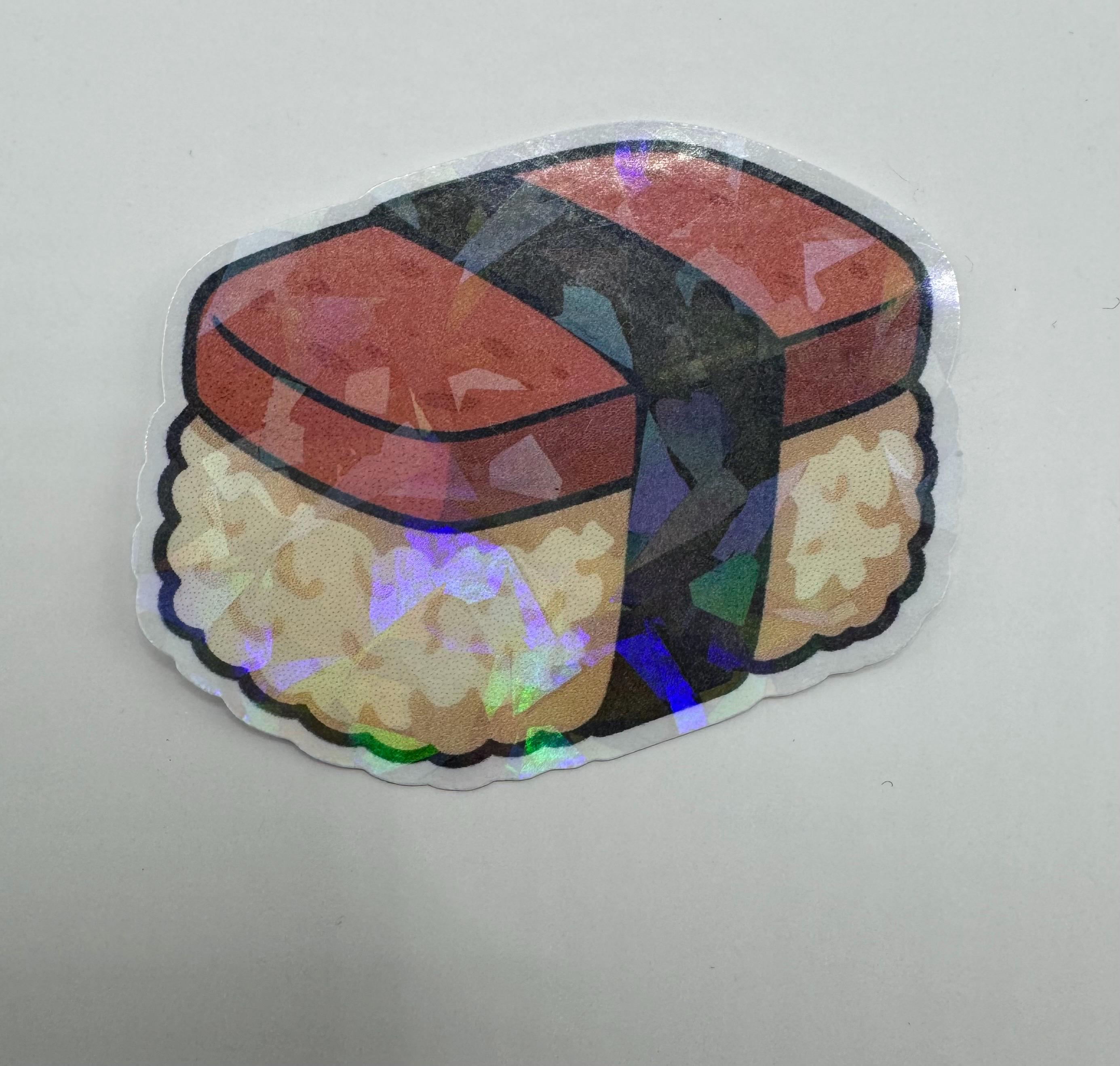 Musubi Holographic Sticker - Etsy