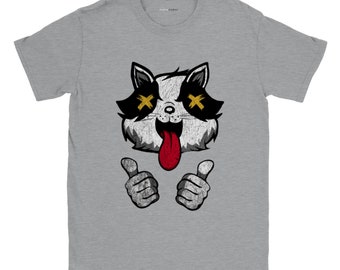 Gatinho giro no modo cool Classic T-Shirt Unisex cool cat