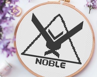Noble Team - Video Game - Cross Stitch Pattern -  Digital Download