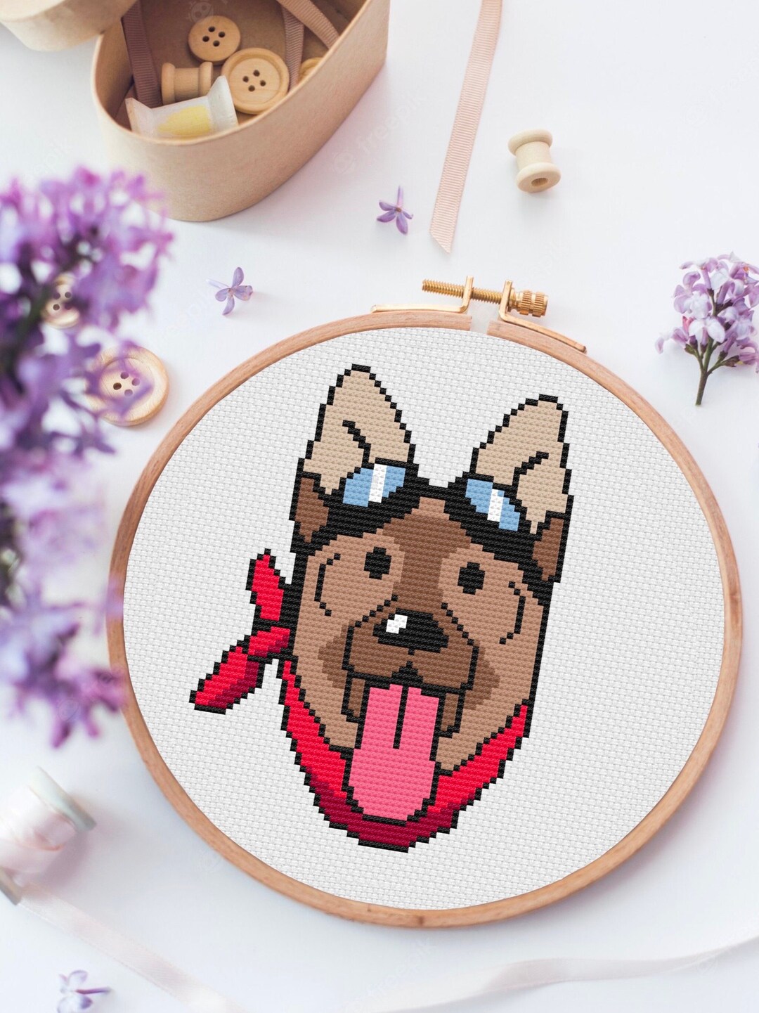 Dogmeat Fallout Video Game Cross Stitch Pattern Digital Download Etsy