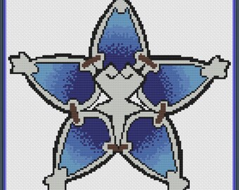 Aqua's Wayfinder- Kingdom Hearts - Video Game - Cross Stitch Pattern