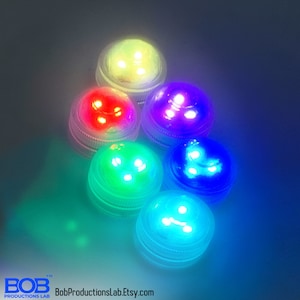 Wireless Colorful Light Pod Set | Waterproof Remote Controlled Battery Powered Decoration Cosplay Costume Halloween Wedding Party Decor RGB