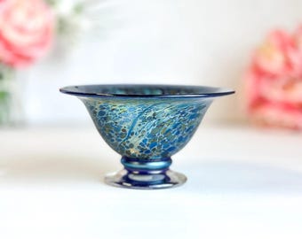 Isle of Wight Glass Summer Fruits Mulberry Tazza Bowl