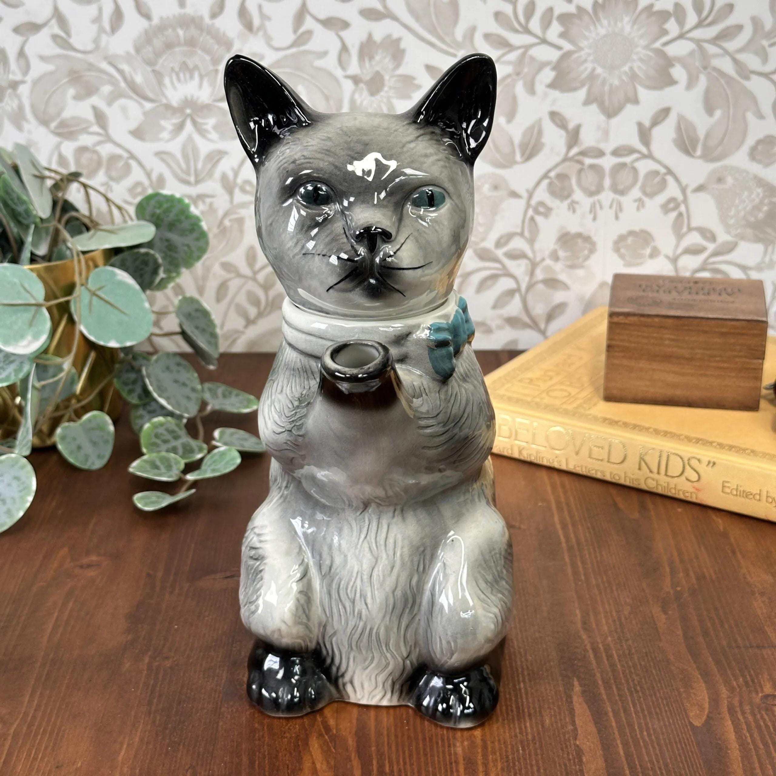 Tony Wood Cat Teapot - Etsy