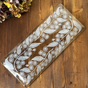 Vintage 1950s Chance Glass &#39;Calypto&#39; Tray - Michael Harris Mid Century Serving Plate
