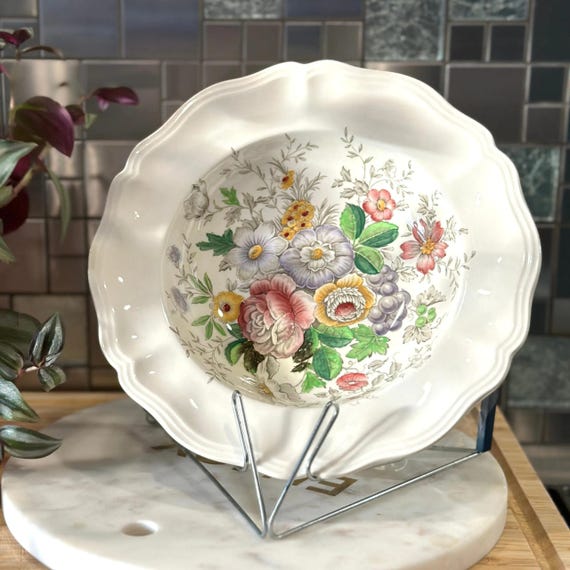 Vintage Royal Doulton Malvern D6197 Floral Salad Plate